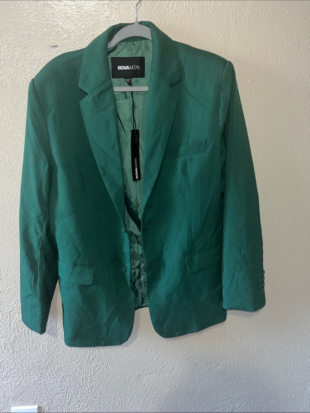 NOVA MEN Emerald Green Blazer